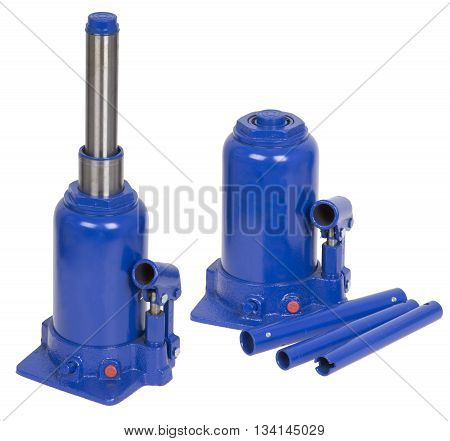 Six tons Hydraulic Bottle Car Jack on white background