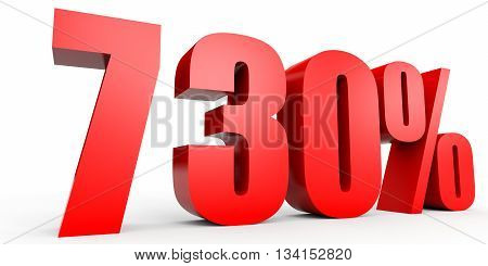 Discount 730 Percent Off. 3D Illustration.