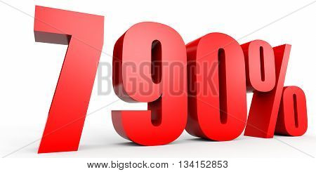Discount 790 Percent Off. 3D Illustration.