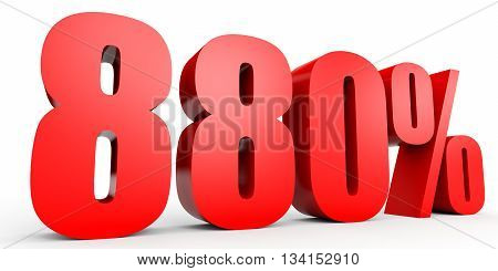 Discount 880 Percent Off. 3D Illustration.