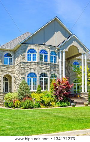 Custom built luxury house in the suburbs of Toronto, Canada.