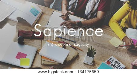 Sapience Highly Educated People Graphic Concept