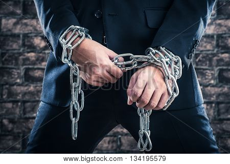 Iron Chain, Man Wearing A Suit