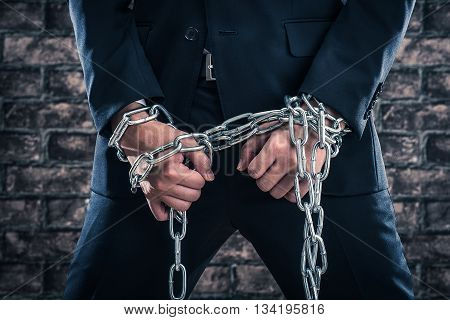 Iron Chain, Man Wearing A Suit