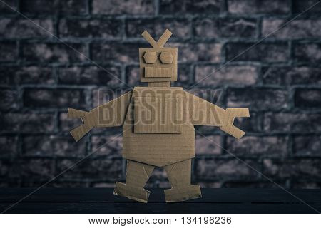 Robot Made Of Paper