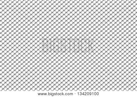 Steel mesh pattern seamless on white background vector illustration.