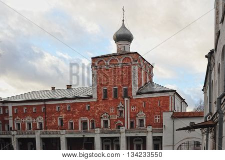 Temple On Cathedral Hill In The City Of Vologda, Russia
