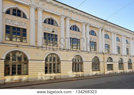 The House On The Rossi Street In St. Petersburg Russia
