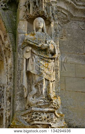 Serans France - march 14 2016 : the saint denis chirch