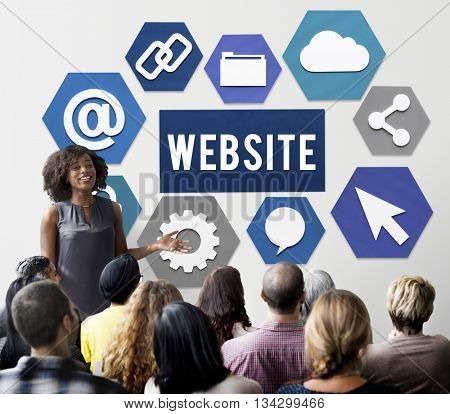 Website Grapic Business Meeting Concept