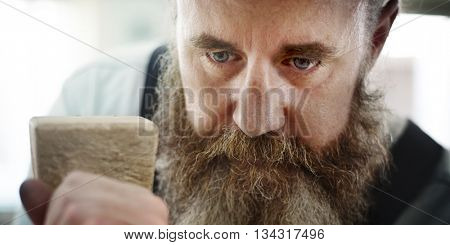 Carpenter Craftmanship Carpentry Handicraft Wooden Workshop Concept