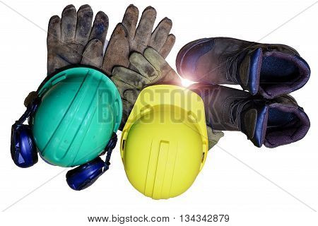 Security functions in the refinery. Always wear safety equipment and personal protective equipment.