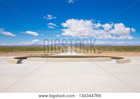 USA/NEW MEXICO, 20 May 2016. Spaceport America. Virgin Galactic. SpaceX. Editorial only.