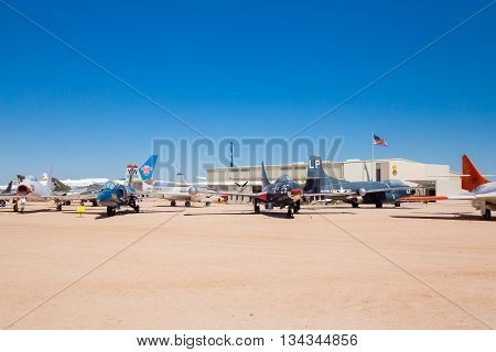 USA. ARIZONA. JUNE - 13, 2016: Pima Air & Space Museum