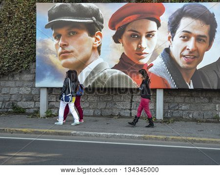 Istanbul Turkey - October 20 2013: Turkish film 