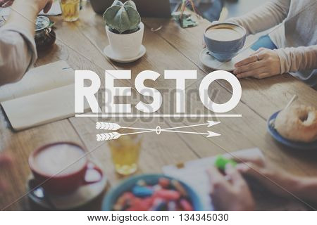Menu Food Restaurant Resto Meal Concept