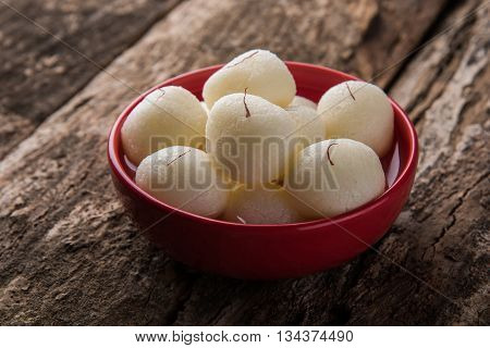 Rosogolla or Roshogolla or Rasagola or Ras Gulla, famous Bengali sweet