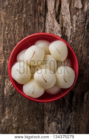 Rosogolla or Roshogolla or Rasagola or Ras Gulla, famous Bengali sweet