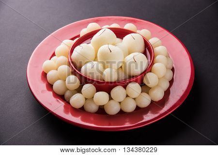 Rosogolla or Roshogolla or Rasagola or Ras Gulla, famous Bengali sweet