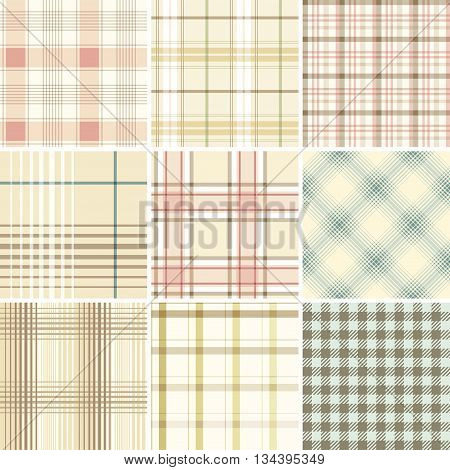 Seamless Set Tartan. Good for wrapping paper and fabric design.