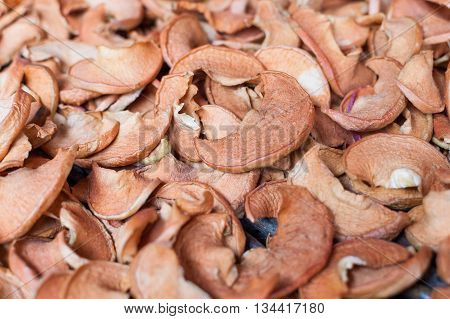 Dried Apples Closeup Photo