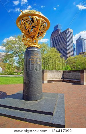 Aero Memorial In Aviator Park In Philadelphia