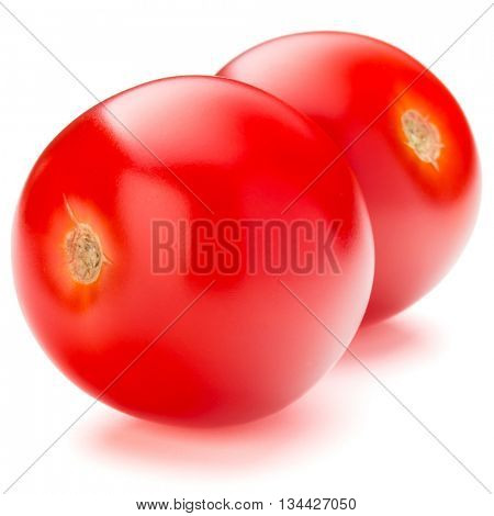 fresh cherry tomato isolated on white background cutout