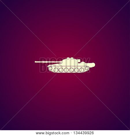 Tank Icon. Vector Concept Illustration For Design