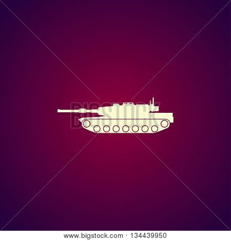Tank Icon. Vector Concept Illustration For Design