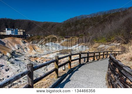 Jikogudani Hell Valley In Noboribetsu
