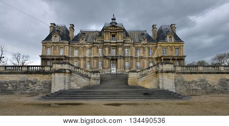 Maisons Laffitte France - april 4 2016 : the castle built in the 17 th century
