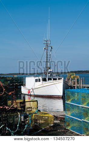 Lobster Boat at the dock on Grand Manan