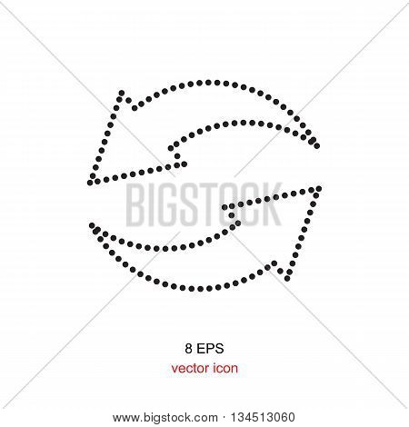 simple arrow icon isolated on white background