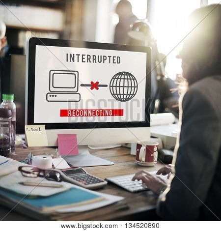 Interrupted Change Break Blocks Effect Fail Stop Concept