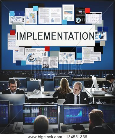Implementation Achieve Effect Installing Perform Concept