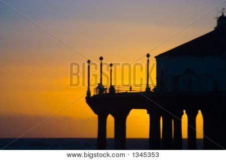 Hilsner fra den berømte Manhattan Beach Pier