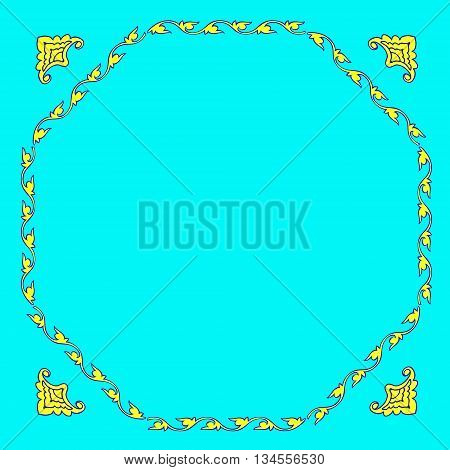 Stylization Framework.  Illustration abstract framework. Template for Greeting Card.
