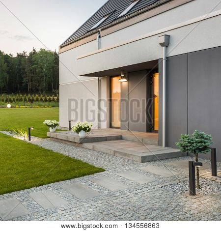 Modern House With Garden
