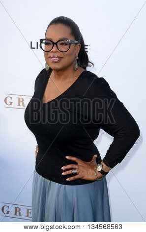 LOS ANGELES - JUN 15:  Oprah Winfrey at the Greenleaf OWN Series Premiere at the The Lot on June 15, 2016 in West Hollywood, CA