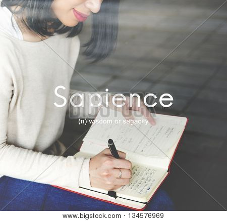 Sapience Highly Educated People Graphic Concept