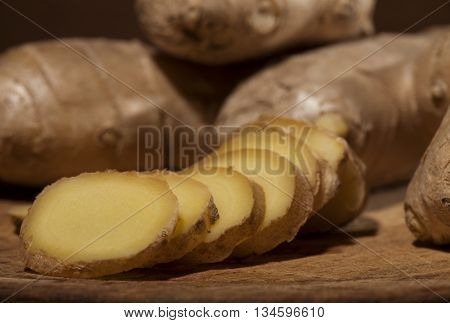 Ginger Root Sliced