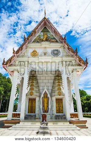 Church in Thailand temple fiath of buddha