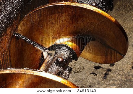 auger asphalt machine part industries theme detail.