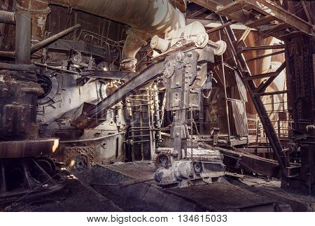Old Devices For Opening Iron Taphole In Blast Furnace