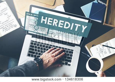 Heredity Biology Chromosome Molecular Science Concept