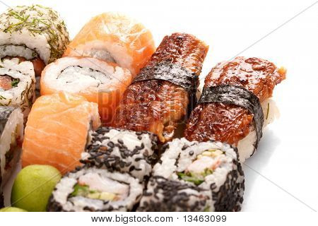  Diferentes tipos de sushi