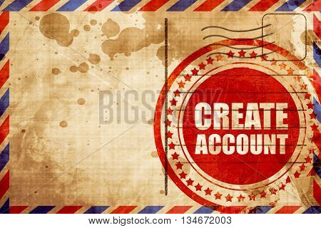 create account