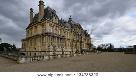 Maisons Laffitte France - april 4 2016 : the castle built in the 17 th century