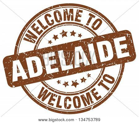 welcome to Adelaide stamp. welcome to Adelaide.