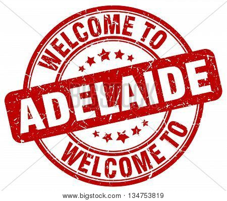 welcome to Adelaide stamp. welcome to Adelaide.